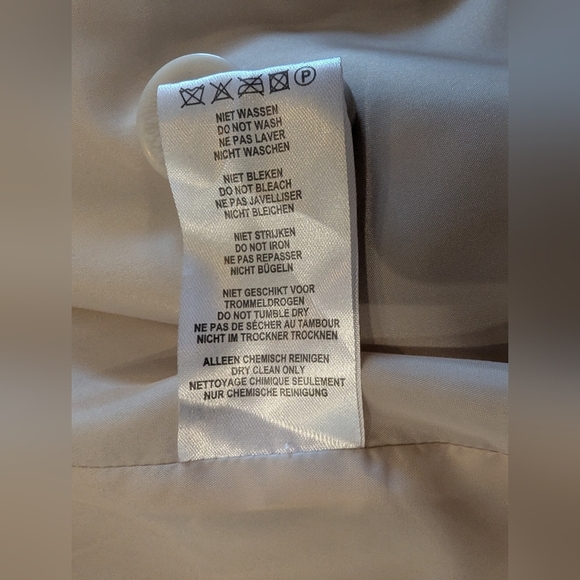 Wool Blend Oversized Blazer Jacket Coat Oversized L/XL Color cream- Sand - Picture 10 of 11